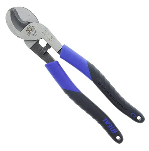 IDEAL Electrical 35-3052 Cable Cutter – 9.5 in., By-Pass Cutter Blades Wire Cutting Tool for 2/0 Copper, 4/0 Aluminum