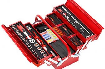 INCLAKE 573 Piece Mechanics Tool Set, General Home/Auto Repair Tool Set with 3- Drawer Metal Box, Tool Kit with 1/4"-1/2" Socket Wrench Sets, Ratchet, Screwdriver Set for Auto, Electronics Repair