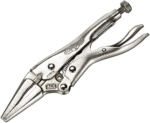 Outeels Needle Nose Pliers 6 Inch – Precision Pliers with Extra Long Tapering and Non-Serrated Jaws for Jewelry Making, Bending Wire and Small Object Gripping – Pack 1