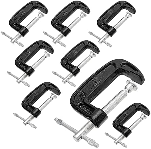 JULAU 8PCS Hand Tool Toggle Clamp Hold Down Toggle Clamps Latch Antislip Tool Holding Capacity Horizontal 201B 220lbs Heavy Duty Quick Release Tool
