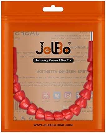 JelBo 11.8” Flexible Drill Bit Extension, 1/4” Hex Shank Magnetic Screwdriver Bit Holder Connect Link, Flex Drive Quick Connect Adapter of Power Tools Accessories by Electric Drill(Red)