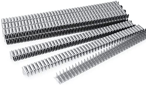 KAMSIN CL-4 Vertex Clips Hartco Clips Cold Roll Steel M66 Clinch Clips for Clinching Tool, Clinch Clipper, Vertex Fasteners Clips for Spring Mattress, 960 PCS/Box (Cold-roll Steel, 960 PCS/Box)