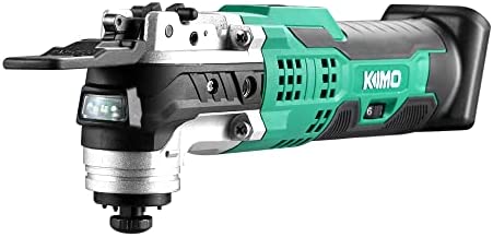 KIMO 20V Cordless Oscillating Tool, Replacement Part, 21000 OPM Variable Speed & 3° Oscillating Angle, LED & Quick-Change, Battery Powered Multi-Tool for Cutting Wood Nail/Scraping/Sanding(ONLY Tool)