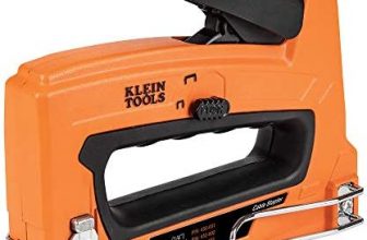 Klein Tools 450-100 Heavy Duty Stapler for Voice, Data, Video and Nonmetallic Sheathed (Romex) Cable Fits 1/4-, 5/16-, and 19/32-Inch Staples