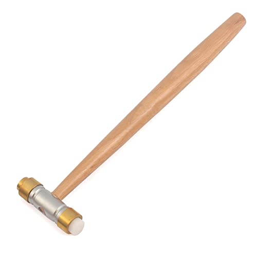 LAJA Imports Jewelry Hammer Replaceable Brass & Nylon Faces Metal Smith