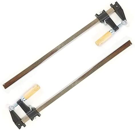 Lot of 2: 24″ Inch BAR CLAMPS Heavy Duty Woodworking Wood Carpenter Tools