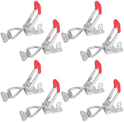 MAVENPICK 8 Pack Latch-Action Toggle Clamp, 4003 Style 660lbs Capacity Heavy Duty Toggle Latch Clamp, Pull Latch Self-lock Toggle Clamp for Machinery, Automobiles, Luggage Lock, Clamping Processing