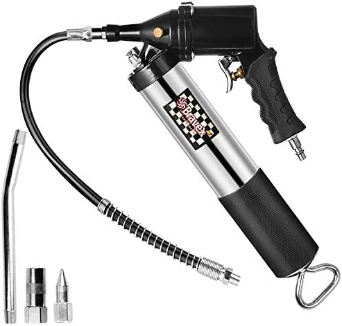 Megaflint New Air Operated Grease Gun 14oz Fully Automatic Heavy Duty Professional Continuous Cycle Pneumatic