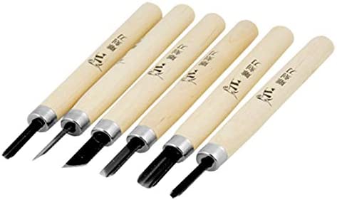 New Lon0167 Wood Handle Featured Carving Gouges Carpentry reliable efficacy Chisel Tools 6 Pcs(id:a28 b6 eb 924)