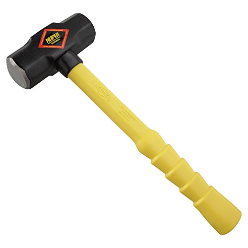 Nupla 27-540 Blacksmith’s Double-Face Steel-Head Ergo-Power Sledge Hammer, 4 lb, 14″ SG, Yellow/Black