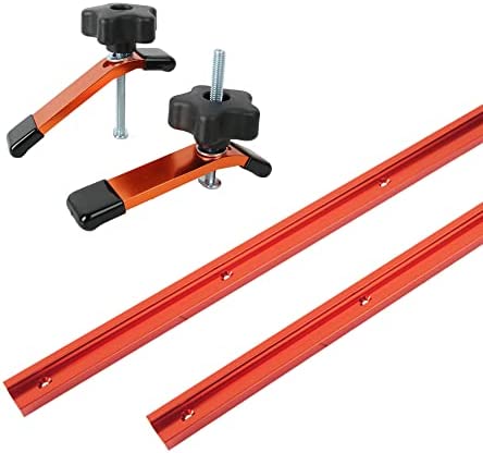 O’SKOOL 2pack 36 inch Double Cut Universal Track with 2pack Hold Down Clamps