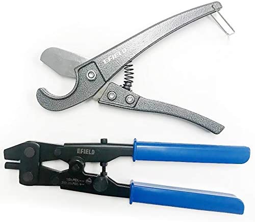 Pex Ring Removal Tool with Pex Pipe Cutter – Removes 1/2″ -1″ Pex Rings (Forging Process) with Pex Pipe Cutter