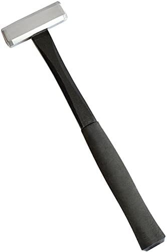 RANSHOU Japanese Carpenter Hammer 13.2 oz (375g) Octagonal Head, Heavy Duty Woodworking Hammer for Nail, Chisel, Double Face Japanese Steel Head, Fiberglass & Non-Slip Resin Handle, Made in JAPAN