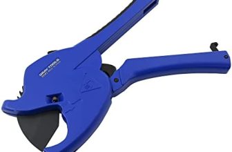 Ratcheting PVC Pipe and Tube Cutter, Quick Blade Change, Magnesium Construction (Maximum Cutting Capacity:1-5/8")