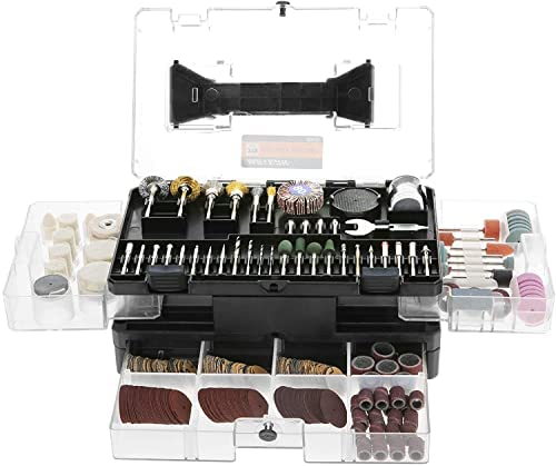 Rotary Tools Multipurpose Power Rotary Tools 378 Pieces for Multifunctional Tools Universal Accessories Easy for Cutting, Grinding, Polishing, Drilling and Engraving with Carrying Case