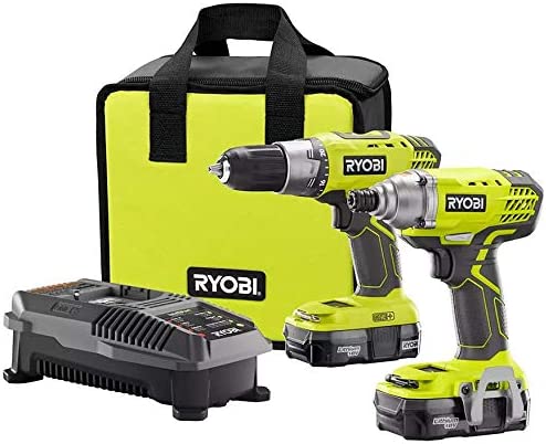 jar-owl Tool Kits 16.8V Cordless Drill Lithium Lon with 91 Piece Tool Set Combination Package and Plastic Toolbox Storage Case