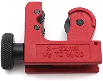 SMT- Pipe Cutting Tool 1/8″ – 7/8″ Tube Cutter Tool Copper Aluminum Small Tubing Pipe Cutting Tool [P/N: ET-TOOL028-RED]