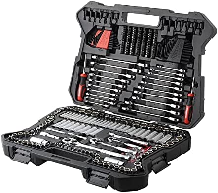 STARWORK 303-Piece Mechanics Tool Set, with Durable and Compact Storage Case, Professional, SAE/Metric, Gift Set.