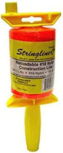 STRINGLINER Company 25406 Twisted 540-Feet Reloadable Line Reel, Fluorescent Orange