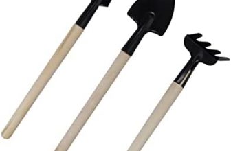 Set of 3 Pcs Mini Garden Hand Tools Indoor Miniature Planting Gardening Tool Set - Gardening Tool Kit Gift for Kids and Adults