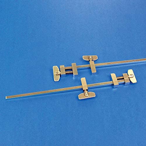 Solid Brass Miniature Bar Clamps, 7 Inches Long (Set Of 2)