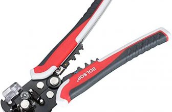 Solsop Automatic Wire Stripper/Wire Cutters for Solid and Stranded AWG Wire, Self Adjusting Wire Strippers Electrical 8-Inch