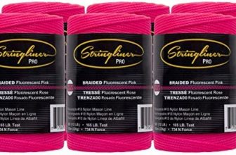 Stringliner Braided Mason Line Replacement Roll Contractor Pack 500' - Pink (Pack of 6) - SL35462CPK
