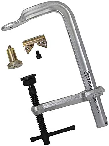 Strong Hand Tools, 4-in-1 Clamping System, Regular Duty Bar Clamp, Capacity 12-1/2″, Clamping Pressure: 2,400 LBS, Throat Depth: 5-1/2″, UM125-C3