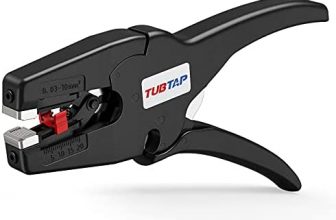 TUBTAP Wire Stripper, Work for Single-conductor 7 to 32 AWG Stranded or Solid Wire, Automatic Stripping Length Range 0.25-0.75inch, Working On Many Wire Types