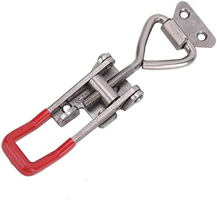 Toggle Clamp Latch Adjustable Toggle Latch Hasp Clamp Quick Latch Type Stainless Steel Adjustable Lever Handle 250kg