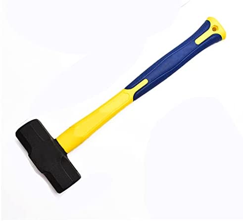 Tools Hammer Sledge Hammer – Heavy Duty High Carbon Steel Sledge Hammer for Drilling, Chisels, Nail, Rebar, Kindling Hammer Multi-Function Hammer (Size : 4LB)