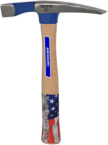 Vaughan & Bushnell 178-10 24-oz Bricklayers Hammer with 11-1/2″ Hickory Handle (BL24)