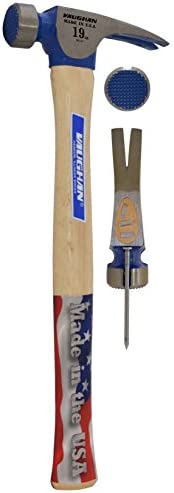 Vaughan CF2 19-Ounce California Framer, Milled Face, Straight White Hickory Handle, 16-Inch Long