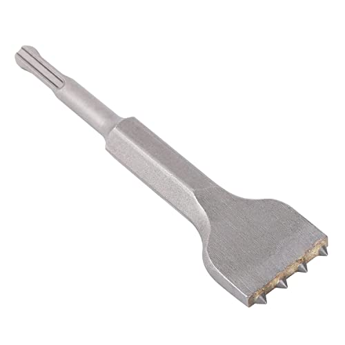 Vearter 1PC SDS PLUS Electric Hammer YG8C Alloy Chisel 7.8” (200mm) 4Teeth For Crank Impact Cutting Concrete Walls.