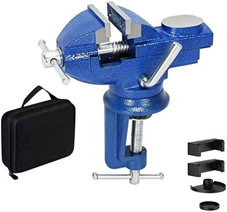 Vise Universal Rotate 360° Work Bench Clamps-on Vise Table Vise (2.5)