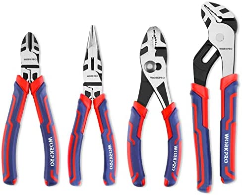 Klein Tools D2000-7CST Diagonal Cutters, Slim Head Linesman Pliers is Spring Loaded, Heavy-Duty Ironworker Pliers Cut ACSR, Screws, and More