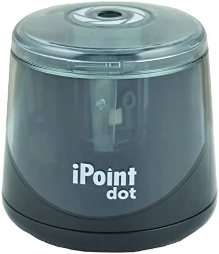 Westcott iPoint Dot Battery Pencil Sharpener, Battery Powered, 17553