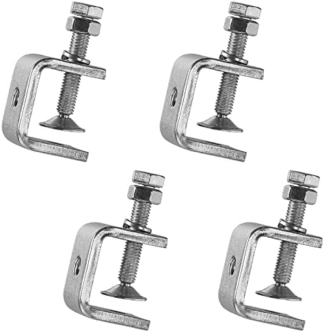 Woodworking C Clamps Heavy Duty – Stainless Steel C- Clamp for Crafts,Metal Mini Clamps With Screws, Welding Building Household Tiger Clamp Tools