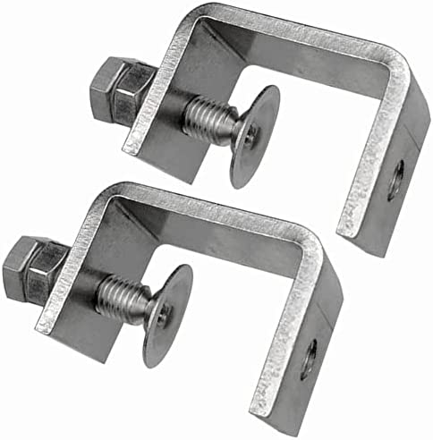 DRAGONITE Right Angle Clamp, Pocket Hole Clamp 2 Way to Use, C Clamp Corner Clamp for Woodworking and Pocket Hole Joinery, 2 Piece