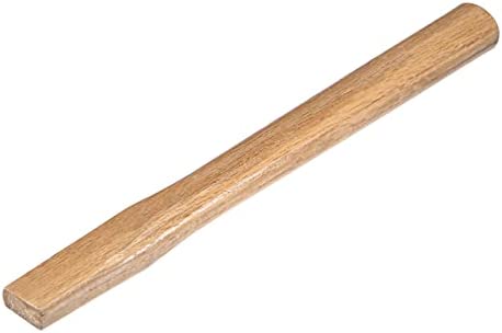 uxcell 14 Inch Wood Replacement Handle Curved Replaceable Handle for Axe Hammer Flat Square Eye Oak Wood