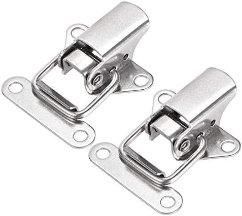 uxcell 1.61-inch SUS304 Stainless Steel Draw Toggle Latch Clamp for Case Toolbox – 2 Pcs